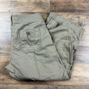 Women's Vintage Y2K Patagonia Loose Crop Rhythm Blue‎ Everyday Capri Pants Sz 8